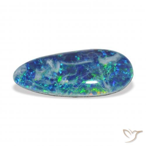 Opal Triplet Gemstone in 17.8 x 9 mm Size for Sale, Opal Triplet Stone in Multicolor Color