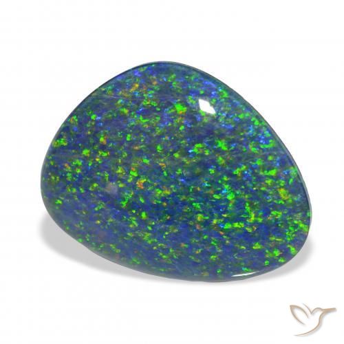4.88 ct Multicolor Opal Triplet Stone, Natural Opal Triplet in Fancy Cabochon Shape for Sale
