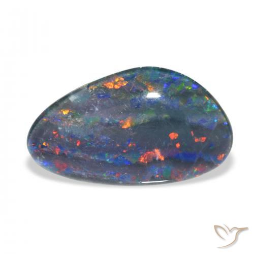 3.31ct Natural Multicolor Opal Triplet, Fancy, Opaque