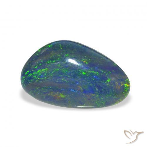 3.71 ct Multicolor Opal Triplet Stone, Natural Opal Triplet in Fancy Cabochon Shape for Sale