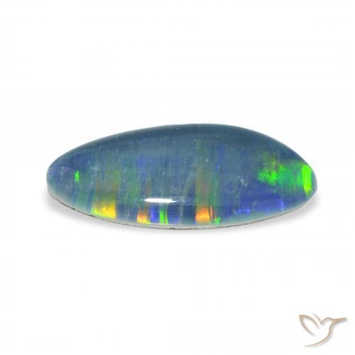 Opal Triplet Gemstone in 18.2 x 9.1 mm Size for Sale, Opal Triplet Stone in Multicolor Color