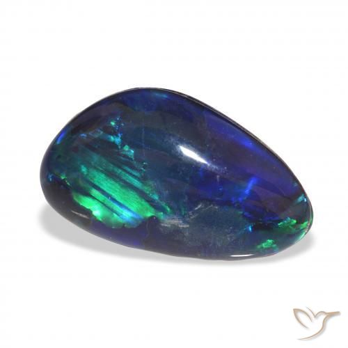 3.77 ct Multicolor Opal Triplet Stone, Natural Opal Triplet in Fancy Cabochon Shape for Sale