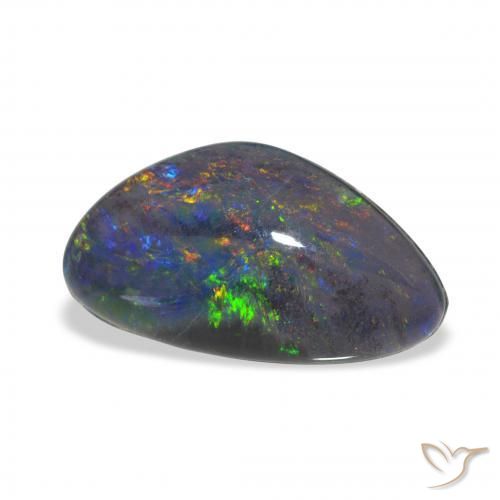 2.18 ct Multicolor Opal Triplet Stone, Natural Opal Triplet in Fancy Cabochon Shape for Sale