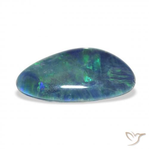 Opal Triplet Gemstone in 16 x 9.4 mm Size for Sale, Opal Triplet Stone in Multicolor Color