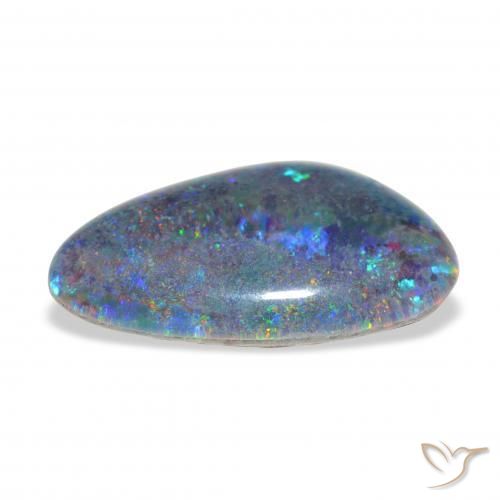 Opal Triplet Gemstone in 15.5 x 9 mm Size for Sale, Opal Triplet Stone in Multicolor Color