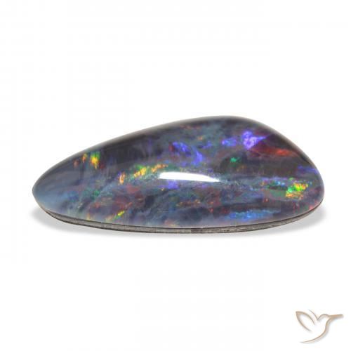 Opal Triplet Gemstone in 18.2 x 9.1 mm Size for Sale, Opal Triplet Stone in Multicolor Color