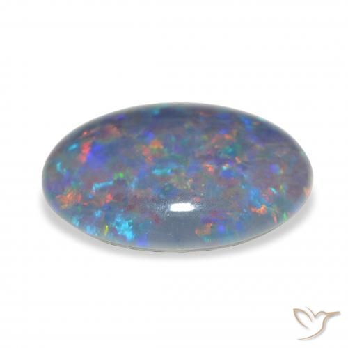 Opal Triplet Gemstone in 14 x 10 mm (calibrated) Size for Sale, Opal Triplet Stone in Multicolor Color