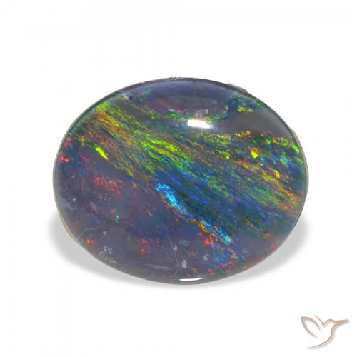 2.71ct Natural Multicolor Opal Triplet, Oval, Opaque