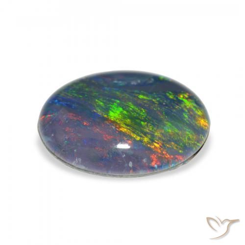 Opal Triplet Gemstone in 12 x 10 mm (calibrated) Size for Sale, Opal Triplet Stone in Multicolor Color