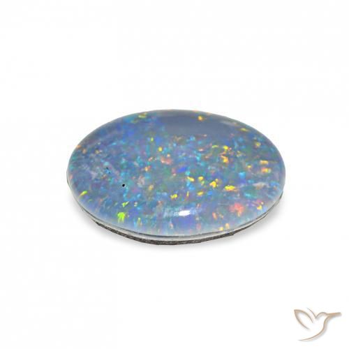 Opal Triplet Gemstone in 12 x 10 mm (calibrated) Size for Sale, Opal Triplet Stone in Multicolor Color