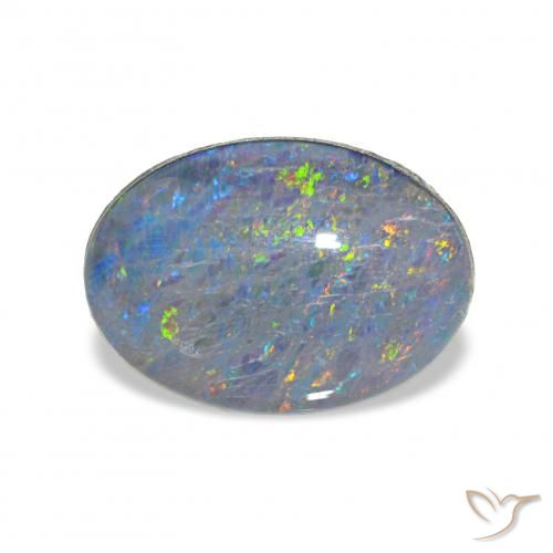 3.88ct Multicolor Opal Triplet, Oval, Opaque