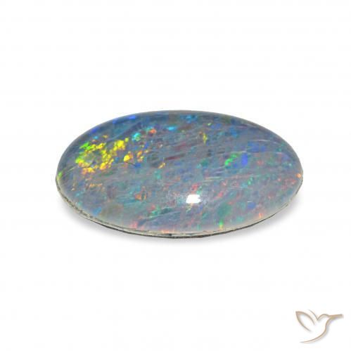 Opal Triplet Gemstone in 14 x 10 mm (calibrated) Size for Sale, Opal Triplet Stone in Multicolor Color