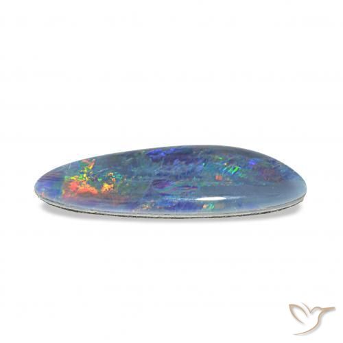 Opal Triplet Gemstone in 22.8 x 8.3 mm Size for Sale, Opal Triplet Stone in Multicolor Color