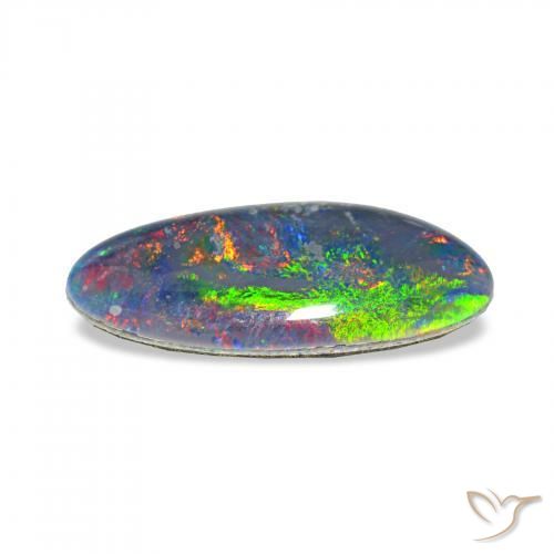 Opal Triplet Gemstone in 17.4 x 8.8 mm Size for Sale, Opal Triplet Stone in Multicolor Color