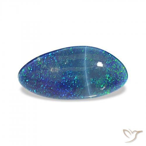 3.30ct Multicolor Blue Opal Triplet, Fancy, Opaque