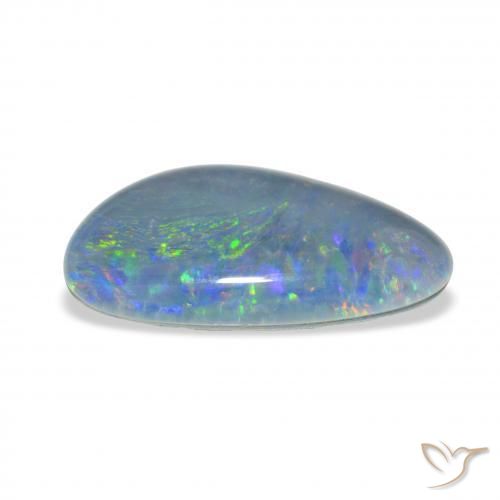 Opal Triplet Gemstone in 9 mm (calibrated) Size for Sale, Opal Triplet Stone in Multicolor Color