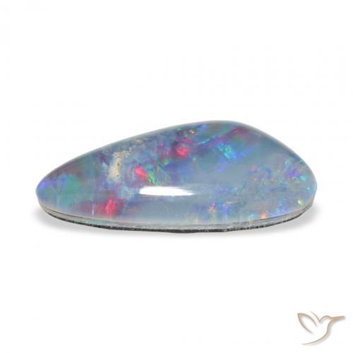 Opal Triplet Gemstone in 18.1 x 9 mm Size for Sale, Opal Triplet Stone in Multicolor Color