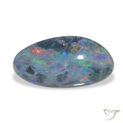 4.20ct Multicolor Opal Triplet, Fancy, Opaque