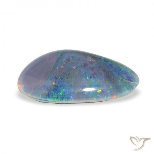 Opal Triplet Gemstone in 15.7 x 9.1 mm Size for Sale, Opal Triplet Stone in Multicolor Color