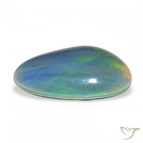 Opal Triplet Gemstone in 15.8 x 9.3 mm Size for Sale, Opal Triplet Stone in Multicolor Color