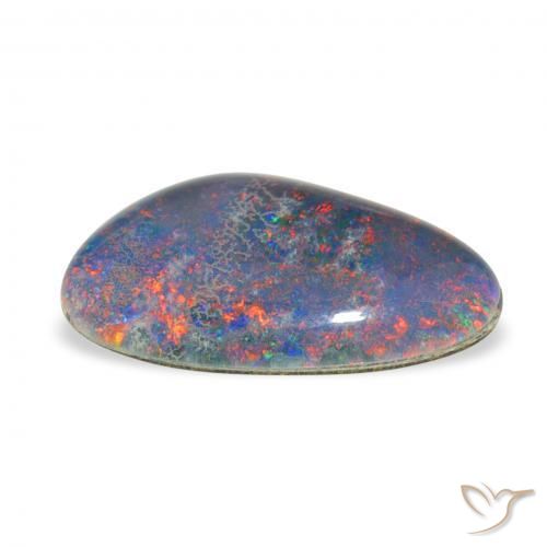 Opal Triplet Gemstone in 16.1 x 9.6 mm Size for Sale, Opal Triplet Stone in Multicolor Color