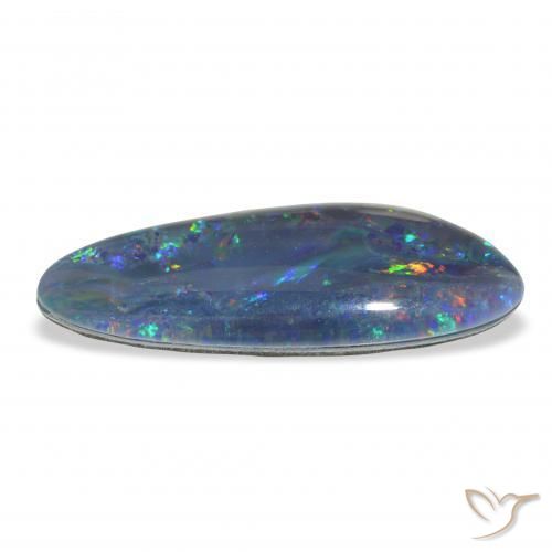Opal Triplet Gemstone in 24.6 x 10 mm Size for Sale, Opal Triplet Stone in Multicolor Color
