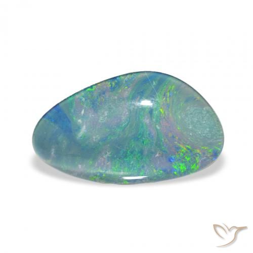 3.34ct Natural Multicolor Opal Triplet, Fancy, Opaque