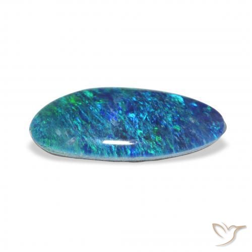 Opal Triplet Gemstone in 17.4 x 8.7 mm Size for Sale, Opal Triplet Stone in Multicolor Color