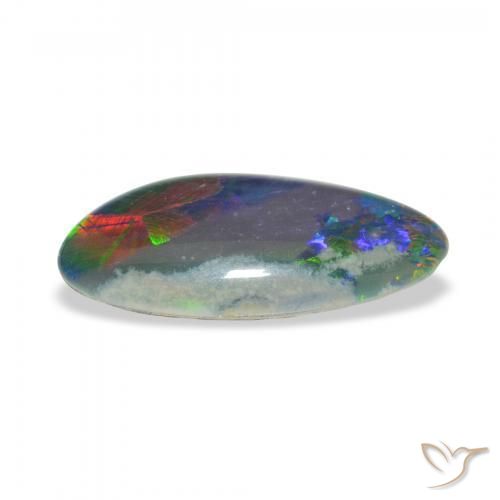 Opal Triplet Gemstone in 16.9 x 8.4 mm Size for Sale, Opal Triplet Stone in Multicolor Color