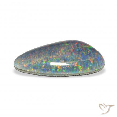 Opal Triplet Gemstone in 18.2 x 9.1 mm Size for Sale, Opal Triplet Stone in Multicolor Color