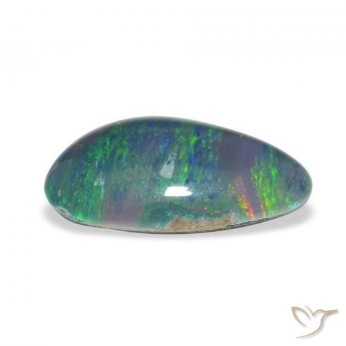 Opal Triplet Gemstone in 15.3 x 8.8 mm Size for Sale, Opal Triplet Stone in Multicolor Color