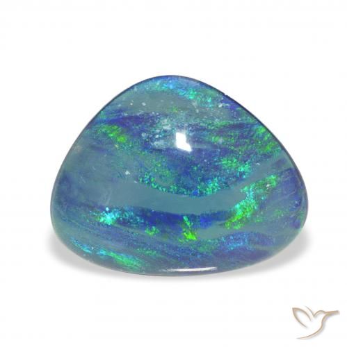 4.02ct Natural Multicolor Opal Triplet, Fancy, Opaque