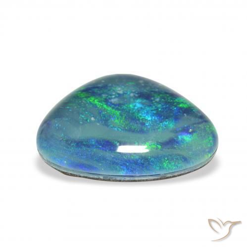 Opal Triplet Gemstone in 14.1 x 11 mm Size for Sale, Opal Triplet Stone in Multicolor Color