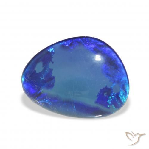 6.61 ct Multicolor Opal Triplet Stone, Natural Opal Triplet in Fancy Cabochon Shape for Sale
