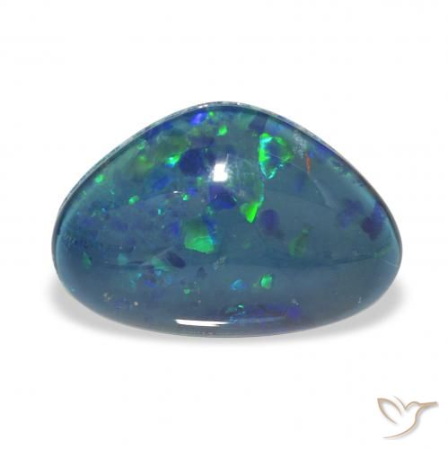 7.04ct Natural Multicolor Opal Triplet, Fancy, Opaque