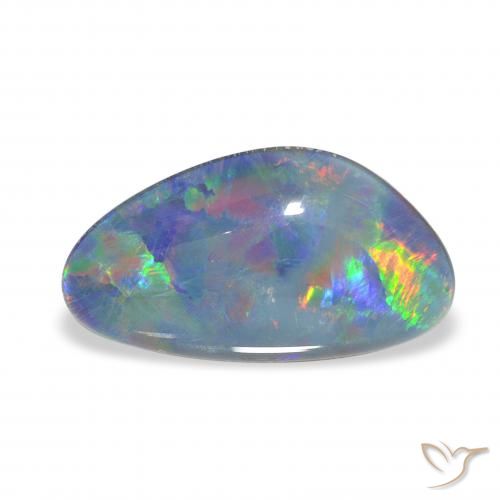4.20ct Natural Multicolor Opal Triplet, Fancy, Opaque