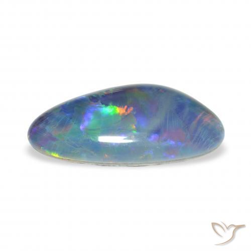 Opal Triplet Gemstone in 17.5 x 9.8 mm Size for Sale, Opal Triplet Stone in Multicolor Color
