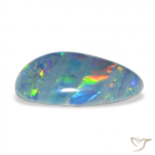 Opal Triplet Gemstone in 21.1 x 11.9 mm Size for Sale, Opal Triplet Stone in Multicolor Color