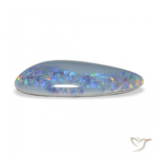 Opal Triplet Gemstone in 22.5 x 8.3 mm Size for Sale, Opal Triplet Stone in Multicolor Color