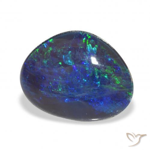 6.91 ct Multicolor Opal Triplet Stone, Natural Opal Triplet in Fancy Cabochon Shape for Sale