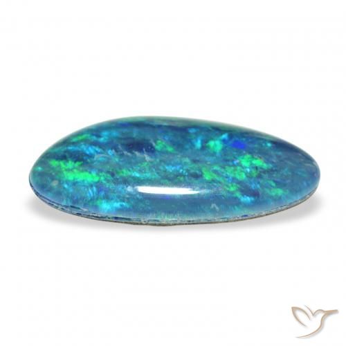 Opal Triplet Gemstone in 15.3 x 7.5 mm Size for Sale, Opal Triplet Stone in Multicolor Color