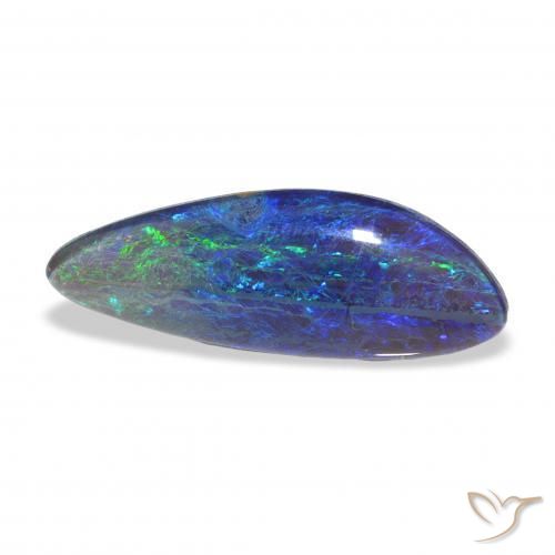 4.41 ct Multicolor Opal Triplet Stone, Natural Opal Triplet in Fancy Cabochon Shape for Sale