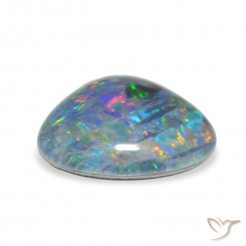 Opal Triplet Gemstone in 14.1 x 11 mm Size for Sale, Opal Triplet Stone in Multicolor Color