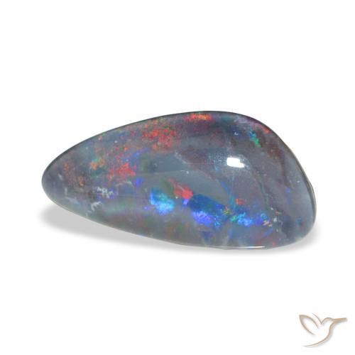 4.15 ct Multicolor Opal Triplet Stone, Natural Opal Triplet in Fancy Cabochon Shape for Sale