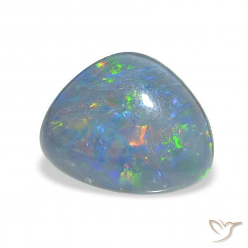 3.87 ct Multicolor Opal Triplet Stone, Natural Opal Triplet in Fancy Cabochon Shape for Sale