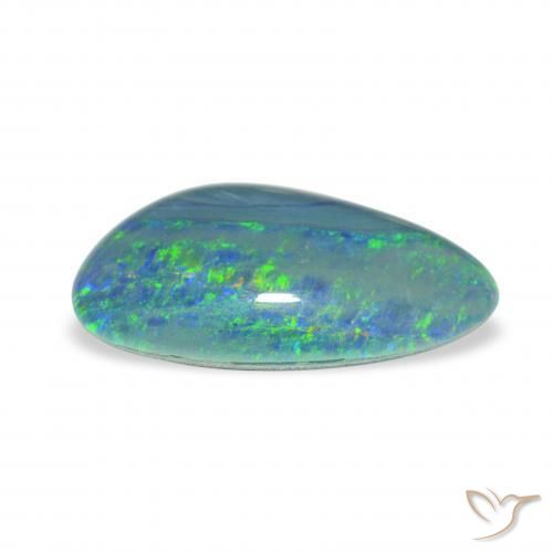 Opal Triplet Gemstone in 15.1 x 8.6 mm Size for Sale, Opal Triplet Stone in Multicolor Color