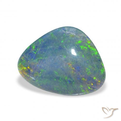 4.24 ct Multicolor Opal Triplet Stone, Natural Opal Triplet in Fancy Cabochon Shape for Sale