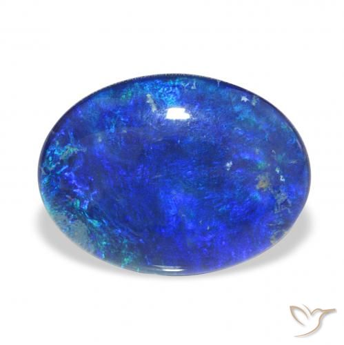 5.72ct Natural Multicolor Opal Triplet, Oval, Opaque