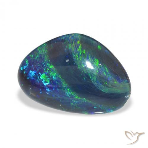 6.98 ct Multicolor Opal Triplet Stone, Natural Opal Triplet in Fancy Cabochon Shape for Sale