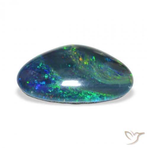 Opal Triplet Gemstone in 18.1 x 12.3 mm Size for Sale, Opal Triplet Stone in Multicolor Color
